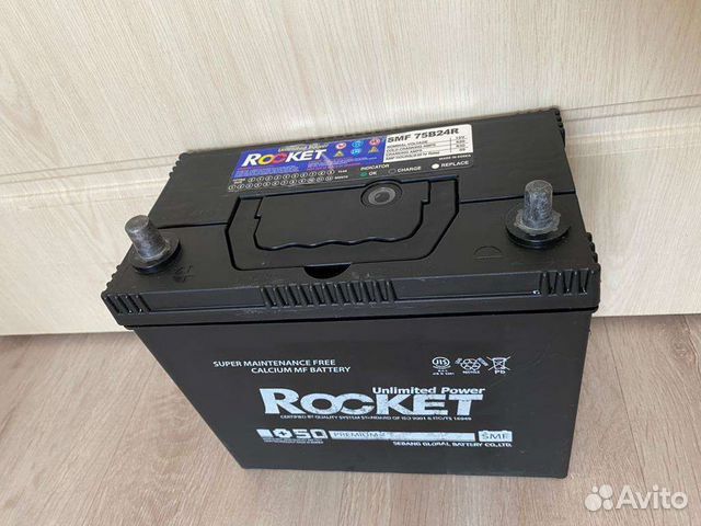 Аккумулятор rocket smf 75b24l