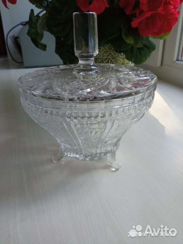 Хрустальная конфетница 