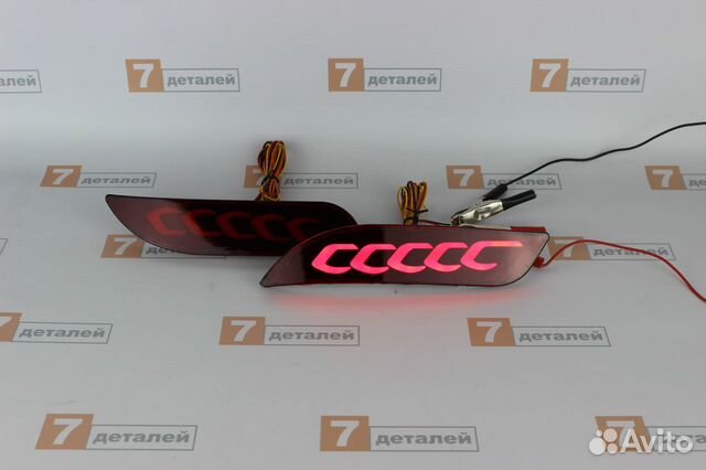 Катафот заднего бампера диод Приора 2 Галки Новые