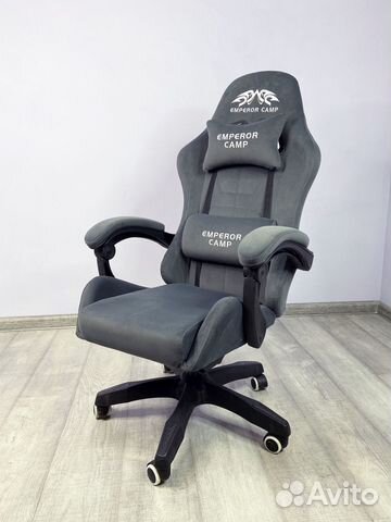 Кресло компьютерное игровое велюр