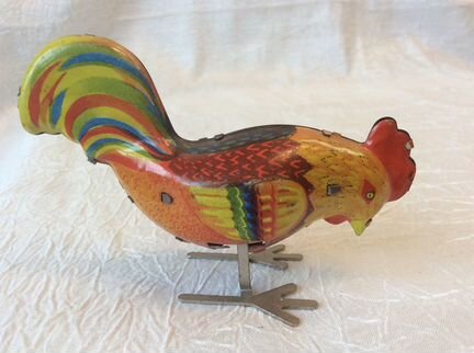 Заводная механическая Игрушка «Петушок» СССР
