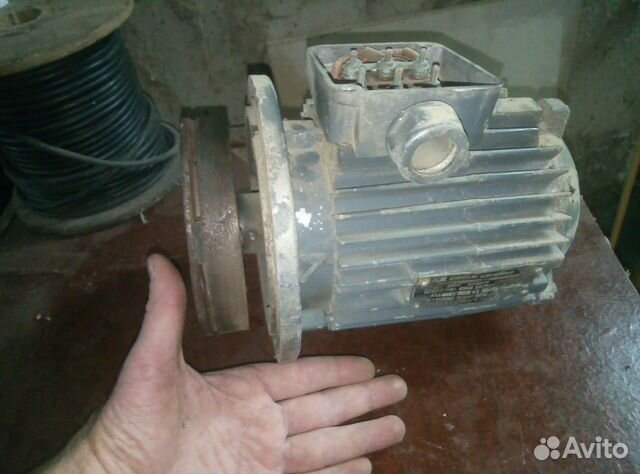 Электродвигатель 380в 220в 0.37квт