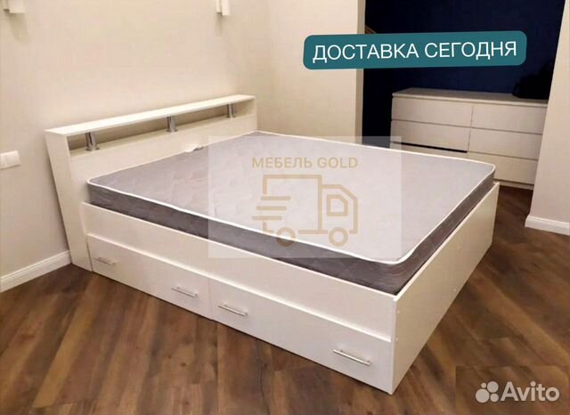 кровать саломея 1200х2000 с ящиками