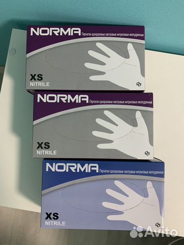 Перчатки нитрил и винил размер XS