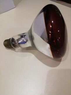 Лампа накаливания красная зеркальная