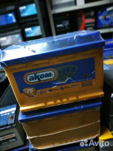 Аккумулятор 75ач ефб