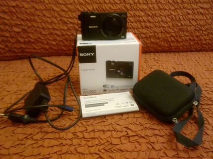 Фотокамера sony DSC-WX350 (черный)
