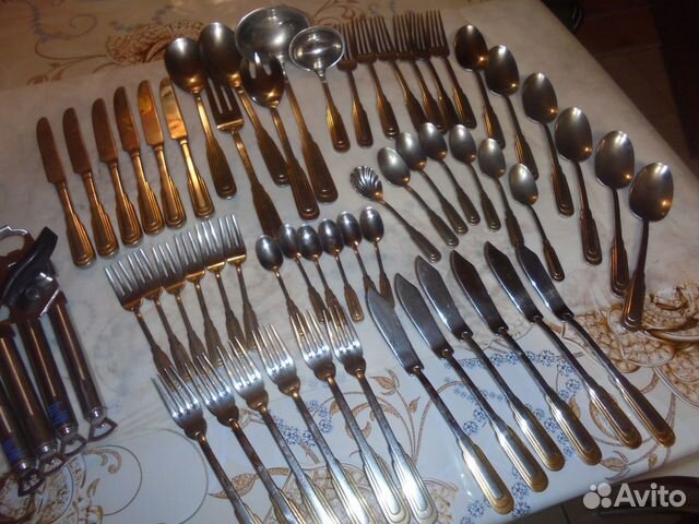 Zepter б\у столовые приборы 44 предм