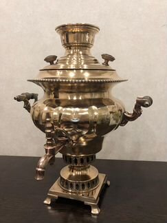 Антикварный угольный самовар, 