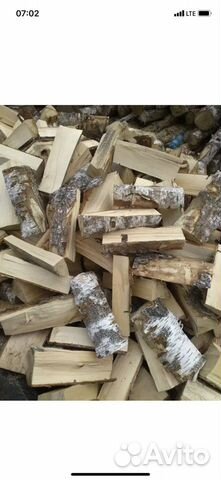 Дрова березовые колотые подсушенные
