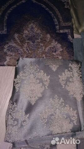 Лоскуты шторных тканей в ассортименте