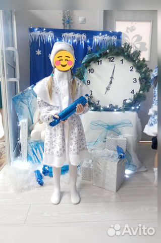 Костюм снегурочки детский 122