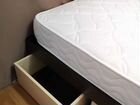 Кровать двухспальная с матрасом бу 160 200 объявление продам