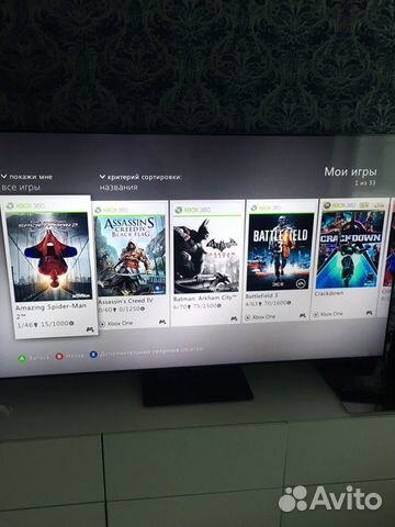 Xbox 360+33 лицензионные игры