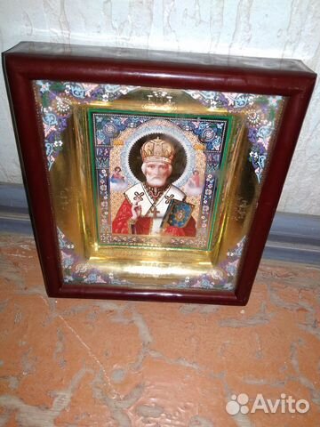 Икона в рамке современная 17-19 см