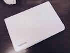 Белый ноутбук Toshiba Satellite / 4 ядра объявление продам