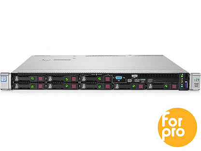 Сервер HP DL360 Gen9 8SFF 2xE5-2650v4 128GB/P440ar