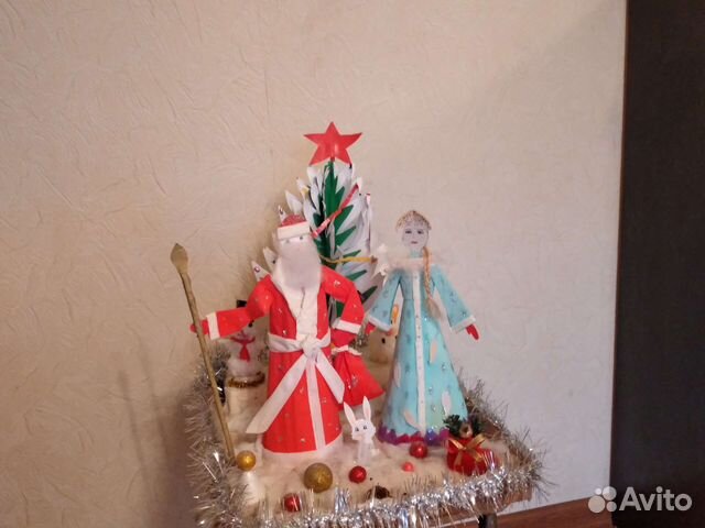 Зимняя поделка в садик,школу