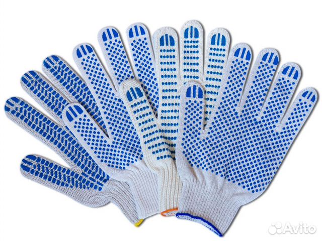 Оптом перчатки хб