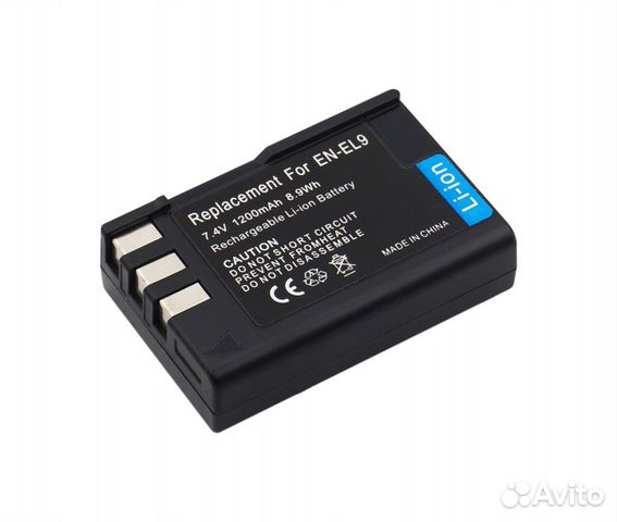 Акб EN-EL9 для Nikon D60, MH-23, D40X (1200mAh)