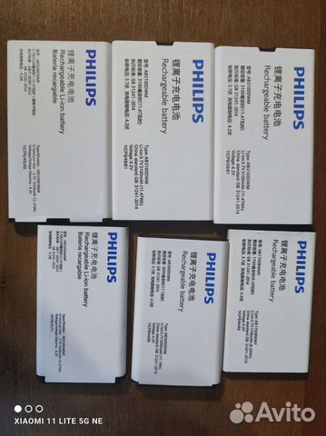 Аккумуляторы для телефонов philips