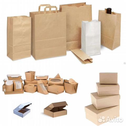 Пакеты бумажные крафт