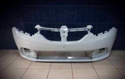 Бампер передний Renault Sandero 2 белый