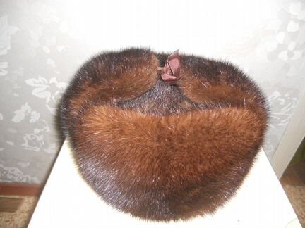 Норковая шапка мужская