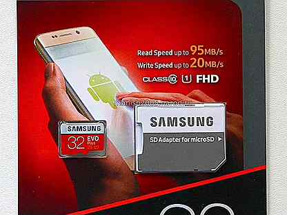 Samsung EVO Plus microsdhc 32 гб гаранти Ситилинк