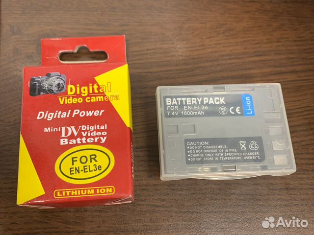 Аккумулятор для фотоаппарата Nikon El-3le 3 штуки