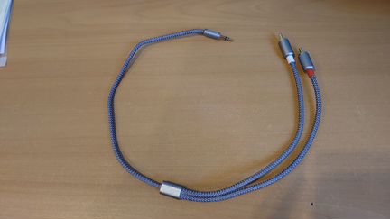 Аудио кабель Jack 3,5 на 2 RCA кабель, Aux кабель