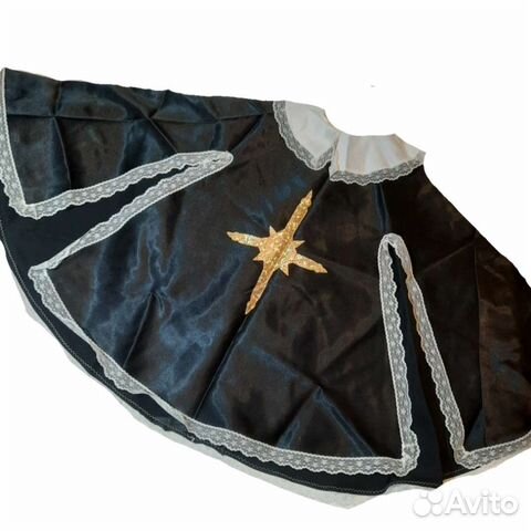 Новогодний костюм мушкетёра Плащ Пончо 6-9 лет