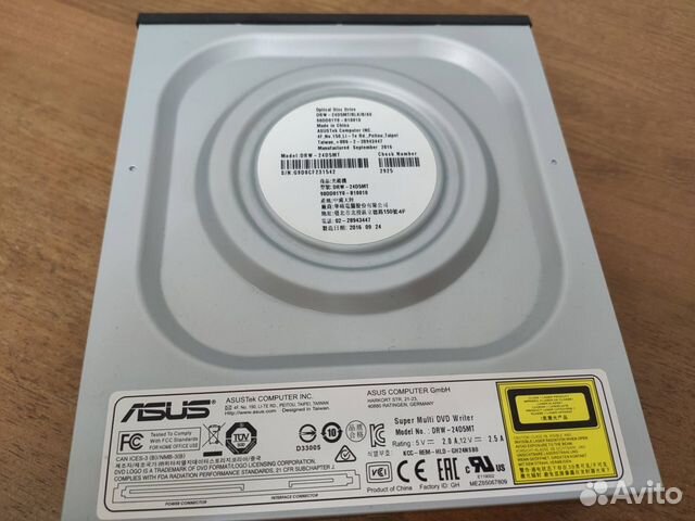 Привод DVD-RW asus DRW-24D5MT