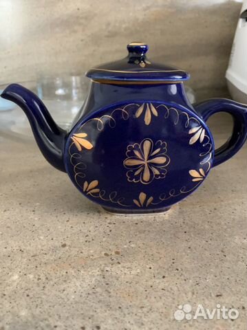 Заварочный чайник Кобальт Гжель