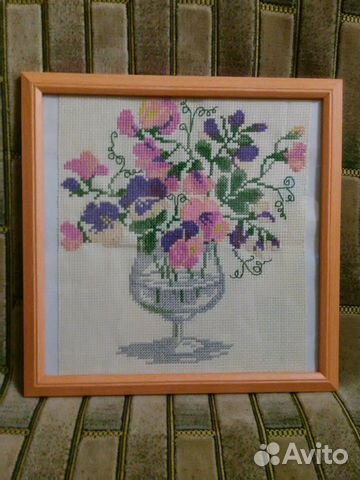 Вышивка крестиком метрик, имён, картин