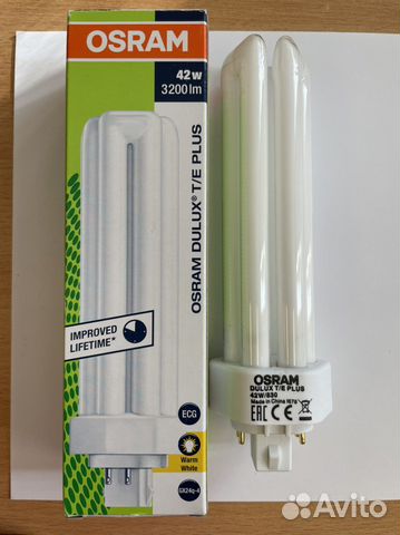 Лампа энергосберегающая osram GX24q-4 42W