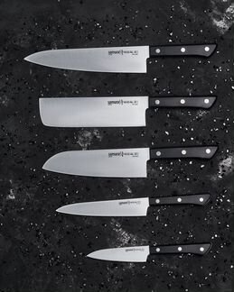 Набор из 5-И ножей samura harakiri SHR-0250B/K