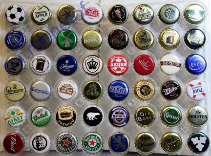 48 шт. пробка кронен пивная. набор (6)