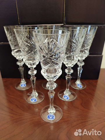 Фужеры хрустальные СССР новые 18см