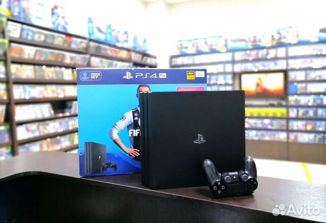 Ps4 PRO 1 Tb 7008b (с гарантией) очень тихая