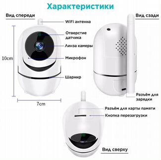 Беспроводная IP Wi-Fi камера видеонаблюдения Cloud