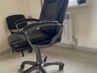 Кожаное компьютерное кресло бу объявление продам
