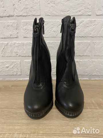 Сапоги осень весна женские 37 натуральная кожа