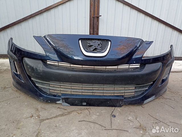 Бампер передний Пежо 308 Peugeot 308 дорестайлинг