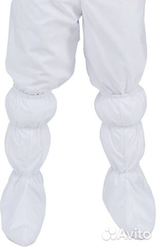 Бахилы многоразовые белые