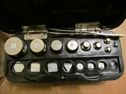 Гири для калибровки весов двух видов,СССР