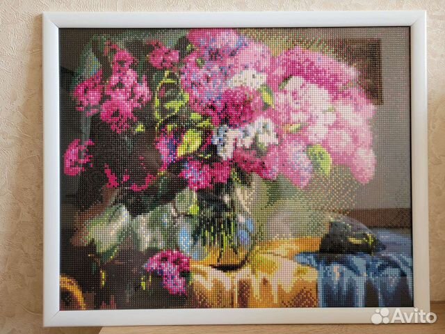Алмазная вышивка готовая работа