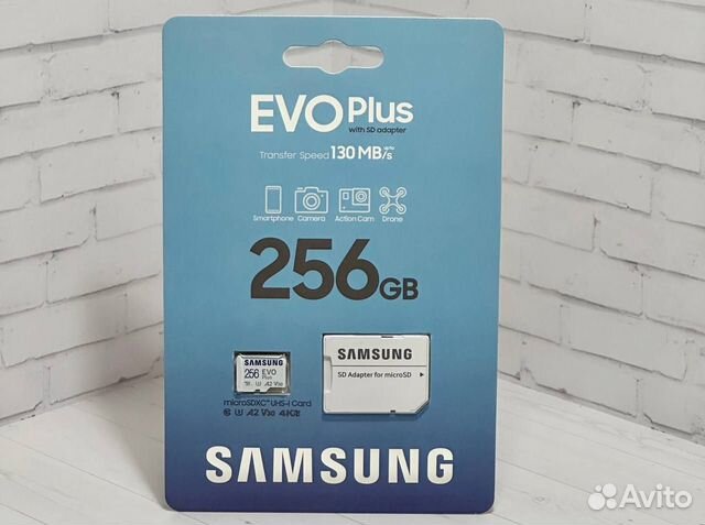 Samsung Evo Plus 256gb Microsd Go Pro DJI Camera