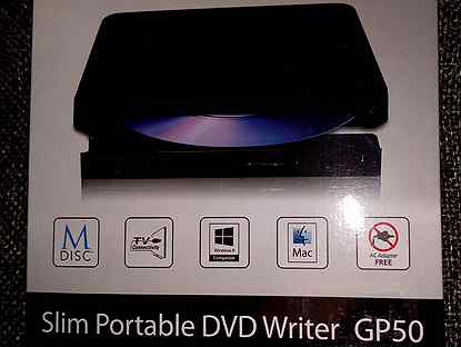 Slim Portable DVD Writer GP-50