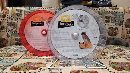 Беговое колесо (24, 30см) для ёжиков и грызунов